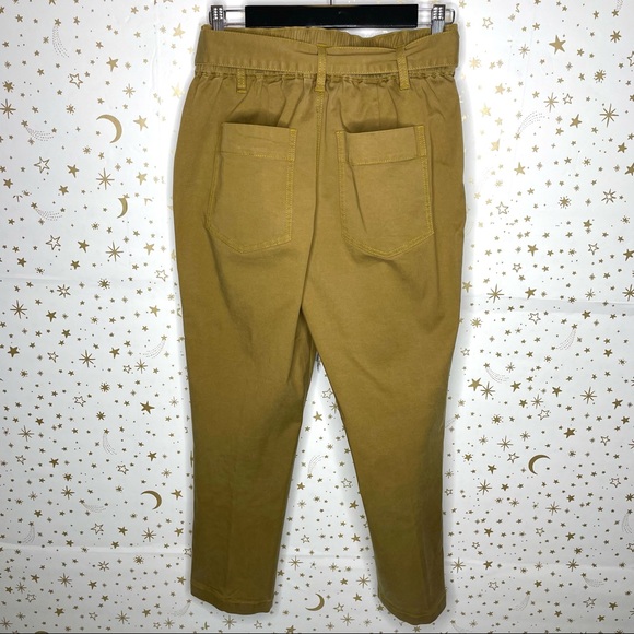 Cabi | Discovery Trouser Paperbag Tie Waist Chino Pants Tan Size 4 - Picture 6 of 15